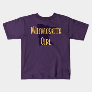 Minnesota Girl Kids T-Shirt